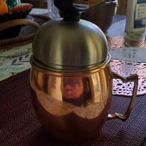 Copper tea steeper